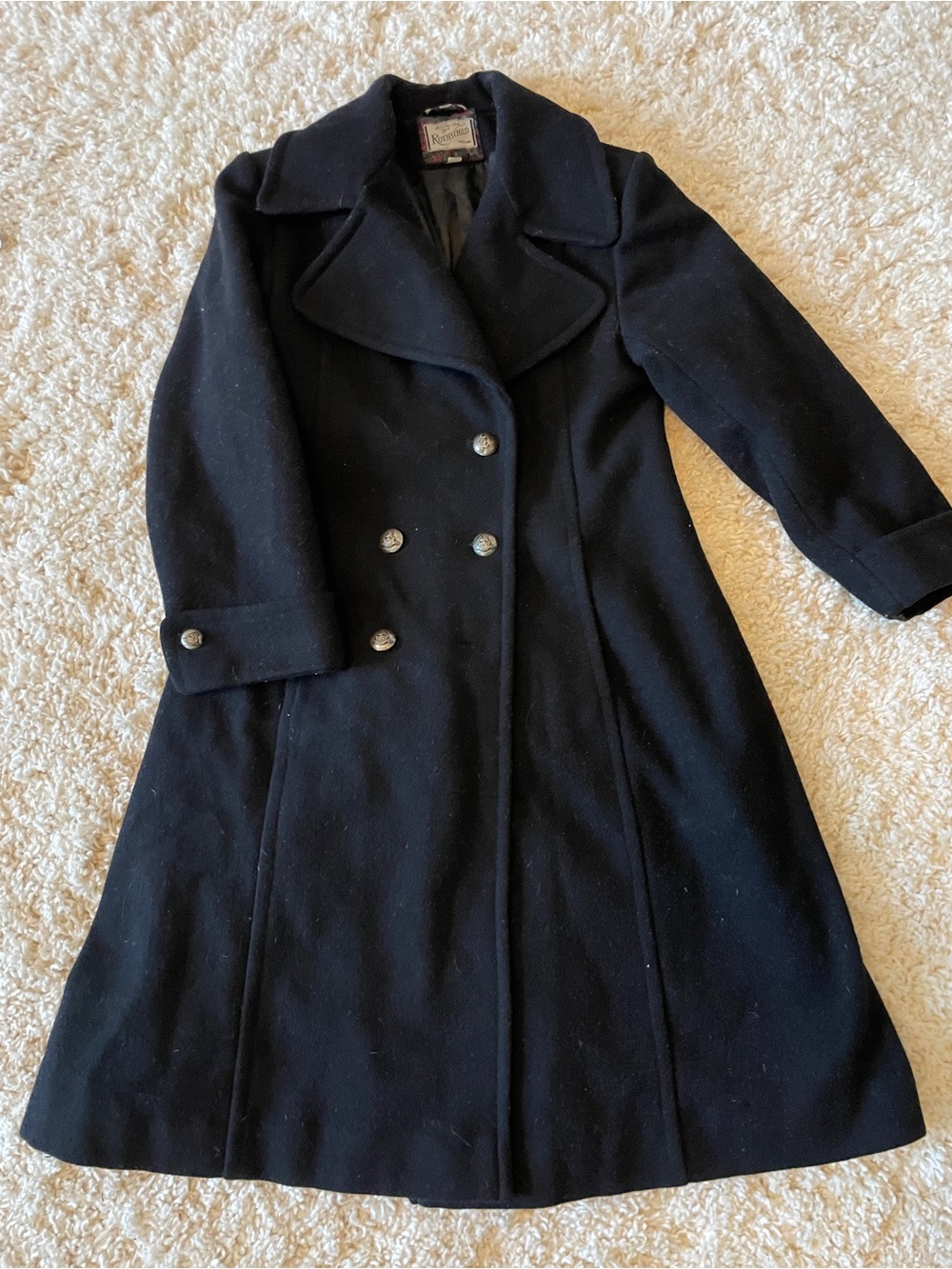Vintage Rothschild 100% wool Navy Girls Coat Size 10-Classic Dress Coat